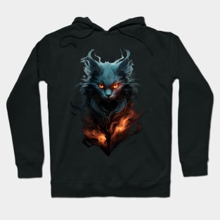 The black cat symbol of magic and mystery. Hoodie